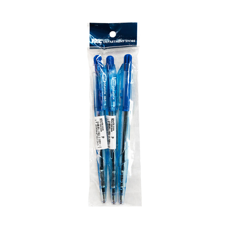 HBW Matrix Ballpen Blue 3's