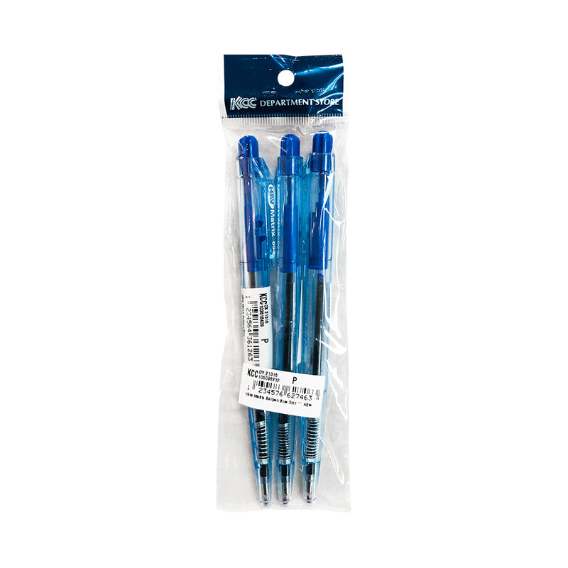 HBW Matrix Ballpen Blue 3's