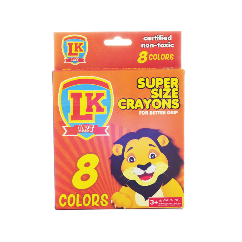 Leone Kids Cuties Supersize Crayons 8 Colors