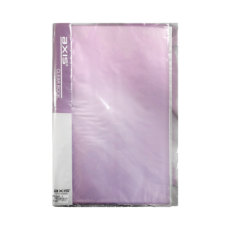 Axis Fixed Clearbook 20 Pockets