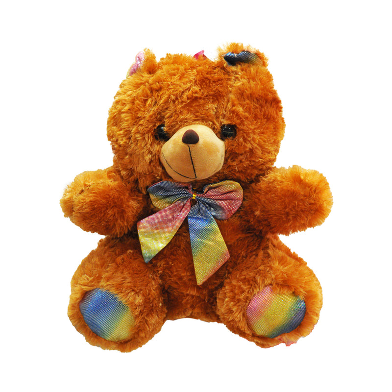 Stuffed Toy Rainbow Tie Bear Large