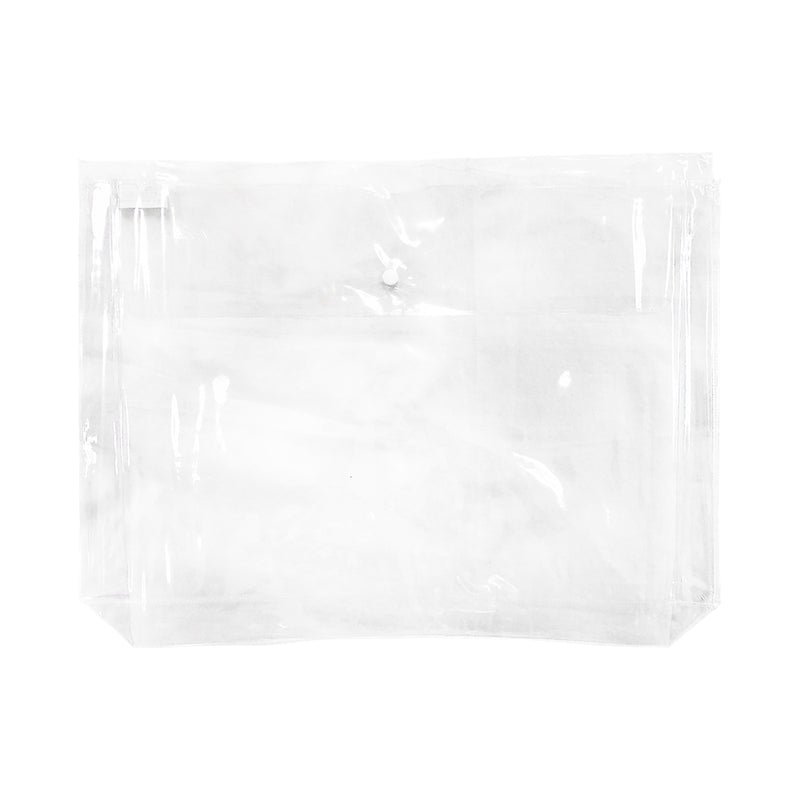 Plastic File Envelope With Button Gauge