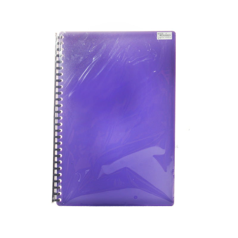 Joy Refillable Clearbook Plain Violet Long