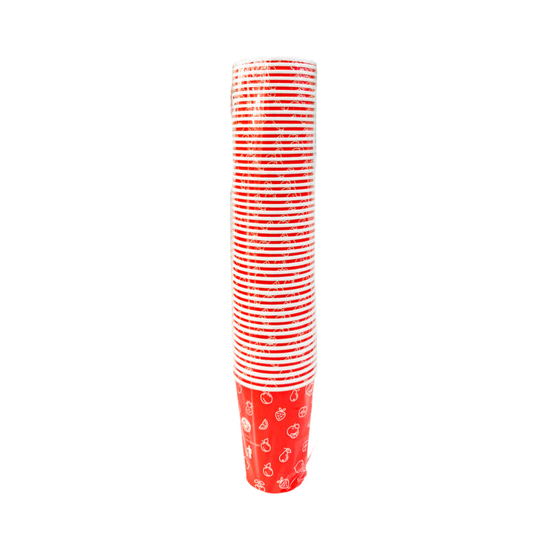 8Seasons Paper Cups With Design 8oz 50's