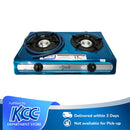 Asahi 2 Burner Gas Stove With Enemel Trivet