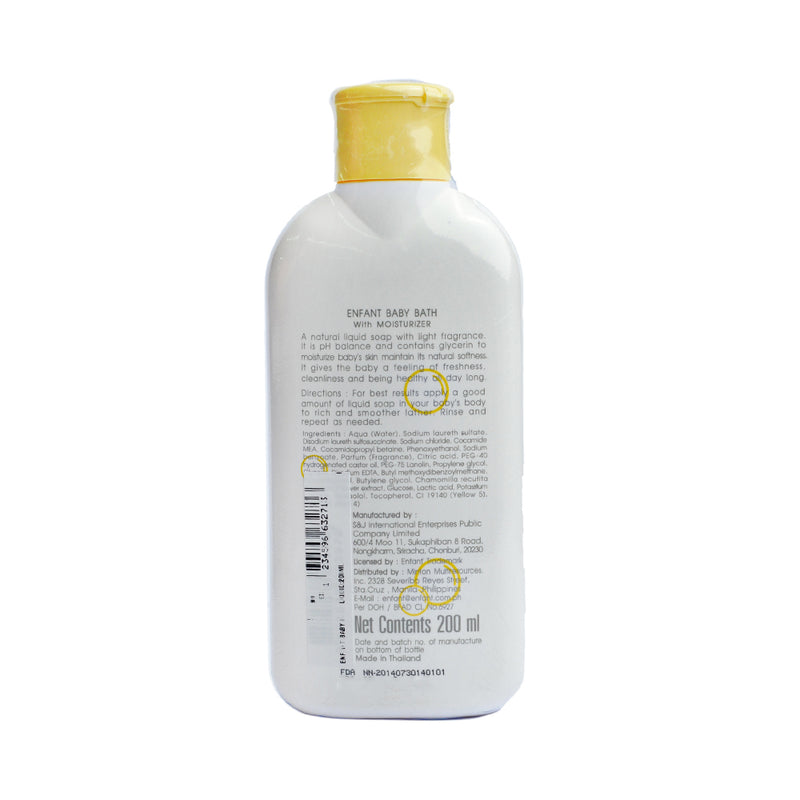 Enfant Baby Bath Liquid 200ml