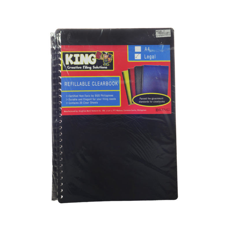 King Government Standard Clearbook Thick Long