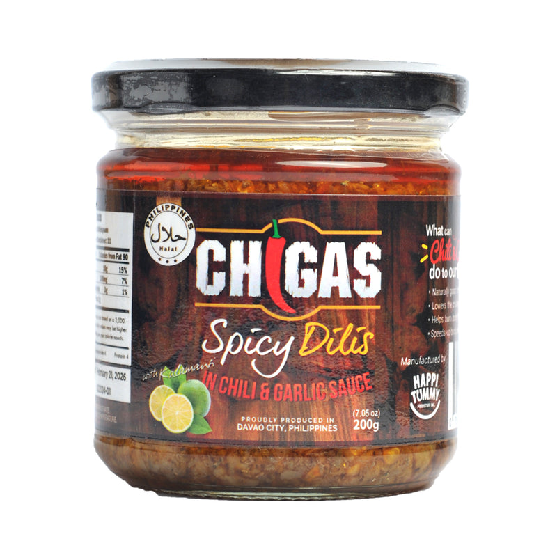 Chigas Spicy Dilis In Chili-Garlic Sauce 220ml
