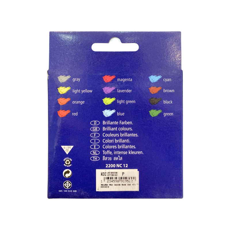 Staedtler Wax Crayons Novis Club