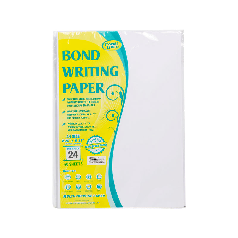 Bond Writing Paper Substance 24 A4 50's