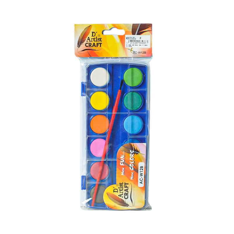 D’ Artist Craft Water Color 12 Colors