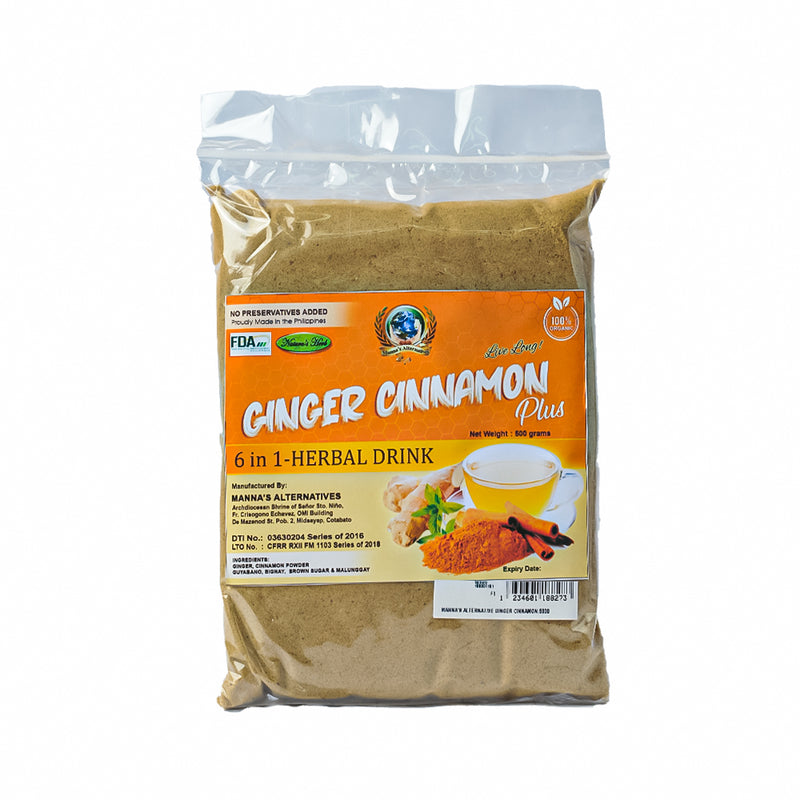 Manna's Alternative Ginger Cinnamon 500g