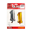 Habile Foil Balloon with Board Silver 17in