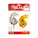 Habile Foil Balloon with Board Silver 17in