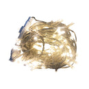 Fuji Bright 100 Led Christmas Light Steady Light With 10 Strobes Clear Wire Warm White 8.5m