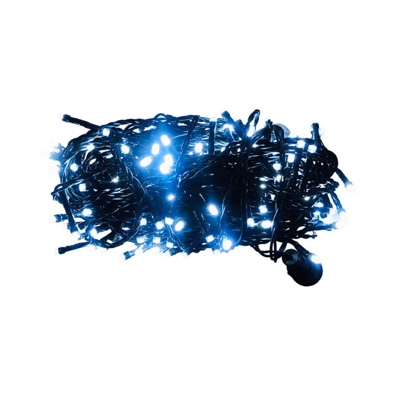 Fuji Bright 200 LED Christmas Light Steady Light Green Wire White 15.3m