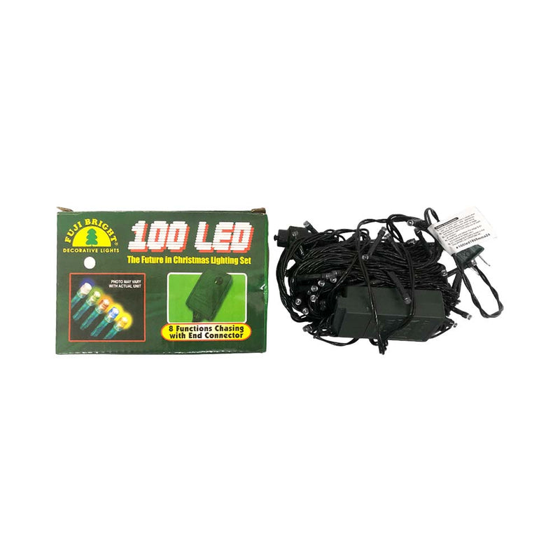 Fuji Bright 100 LED Chasing String Light With 8 Function & End Connector 8.3m
