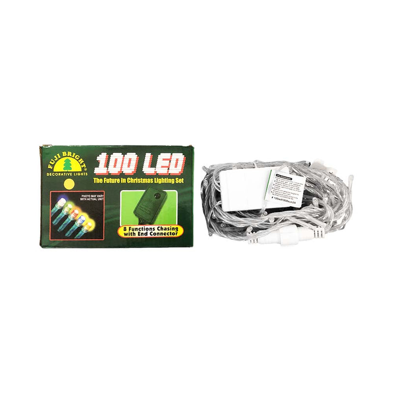 Fuji Bright 100 LED Chasing Light Clear Wire