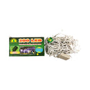 Fuji Bright 200 LED Chasing Curtain Light White Wire Warm White 3.7m