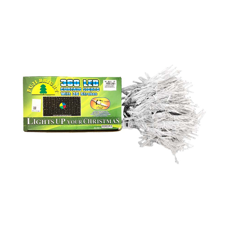 Fuji Bright 360 Led Steady Curtain Light With 36 Strobes & End Connector 5.8m