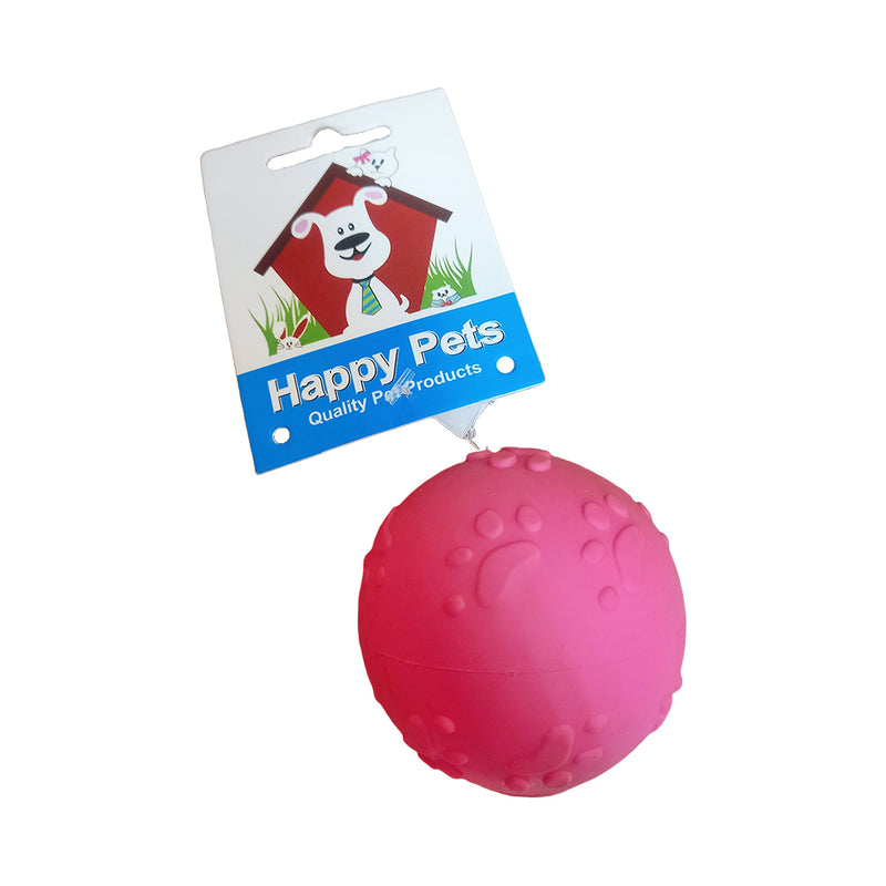 WOF M6-132 Paw Print Ball Squeak Toy