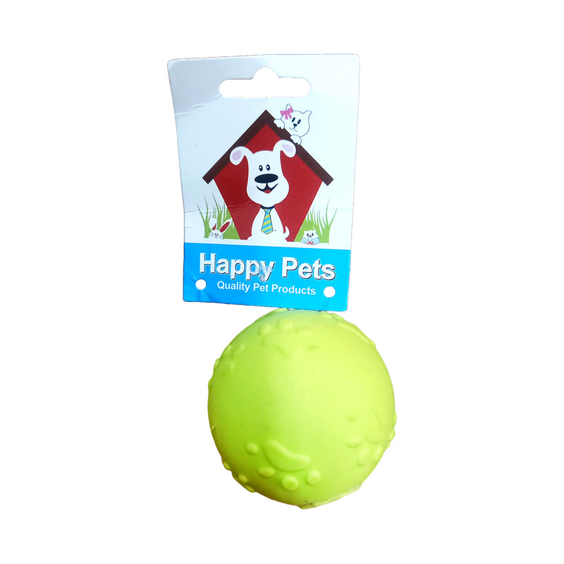 WOF M6-132 Paw Print Ball Squeak Toy