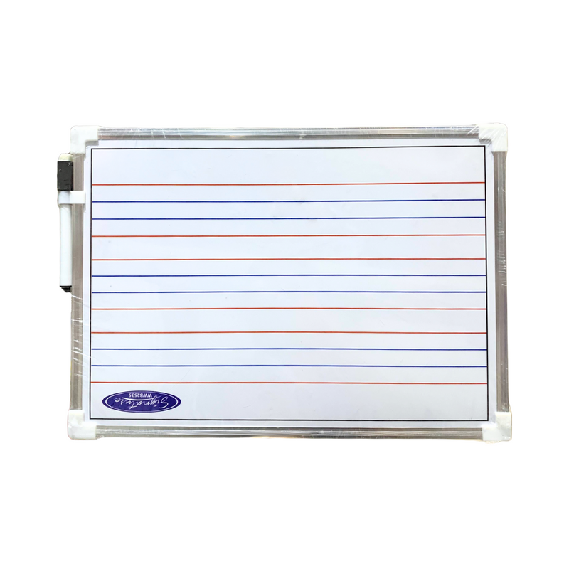 Signature Double Sided Whiteboard With Lines 25 x 35cm