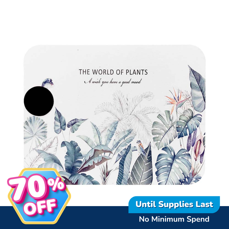 Ideal Living Diatomite Bath Mat Printed 35 x 45cm