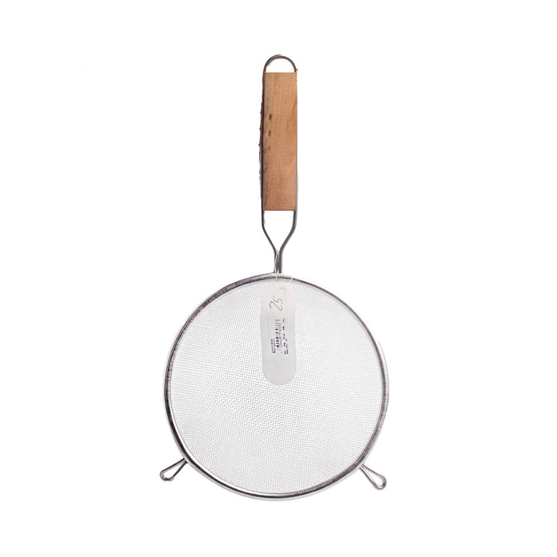 Ideal Living Strainer With Wood Handle 16cm
