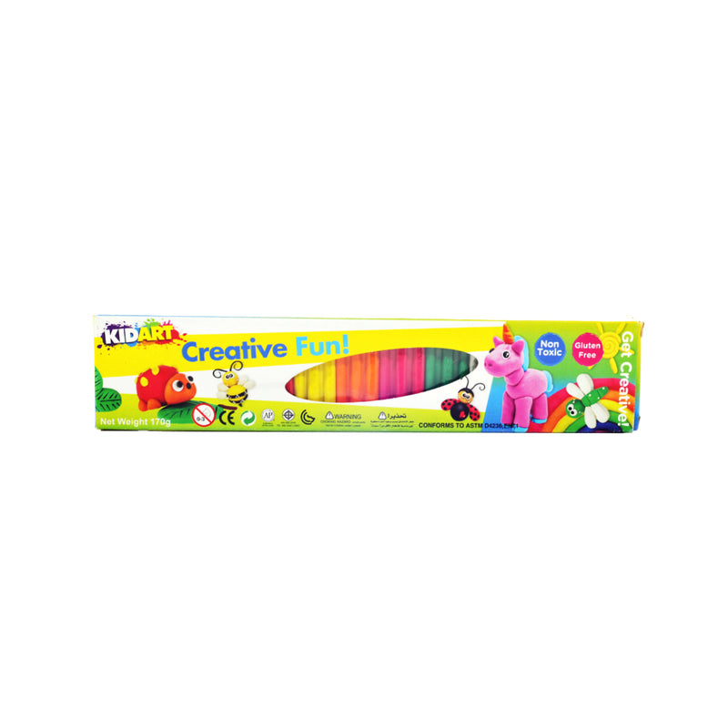 Kid Art T-Bar Clay 10 Colors 170g