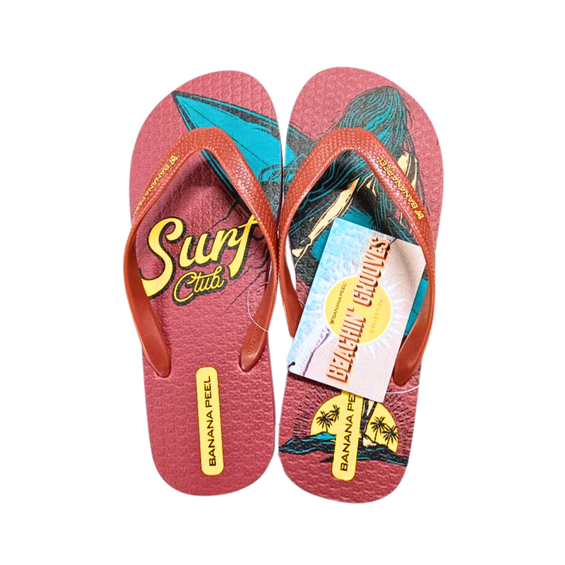 Banana Peel Men's Flipflops Barn Red 9