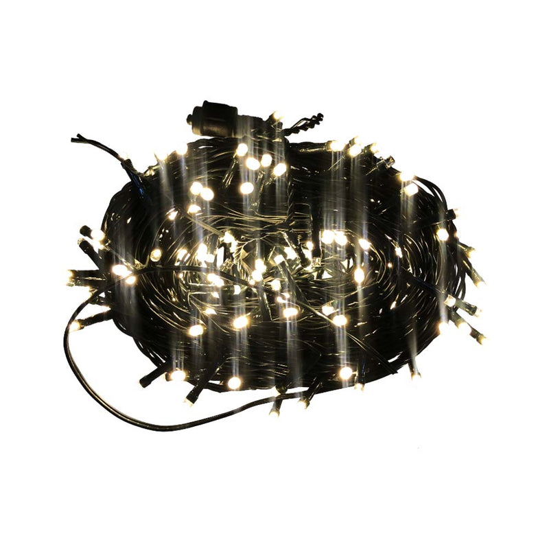 Fuji Bright 300 LED Steady String Lights With 30 Strobes & End Connector 21m