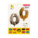 Haqingqing Number Foil Balloon Gold 32in