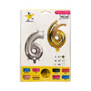 Haqingqing Number Foil Balloon Gold 32in