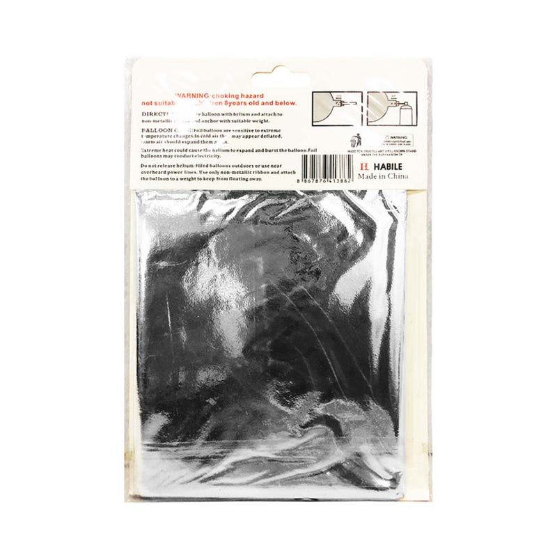 Haqingqing Number Foil Balloon Silver 32in