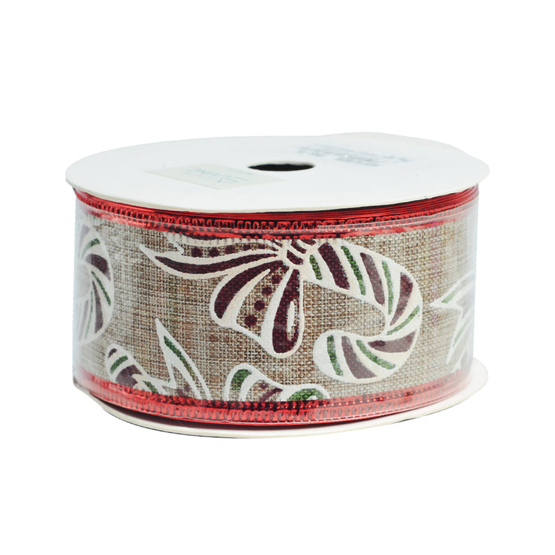 Ideal Living Christmas Ribbon 3.8cm x 2.7m