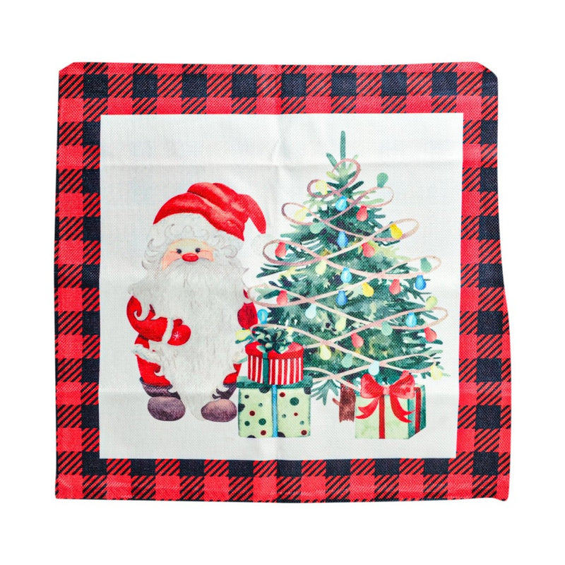 Ideal Living Christmas Print Throw Pillow Case 17 x 17in