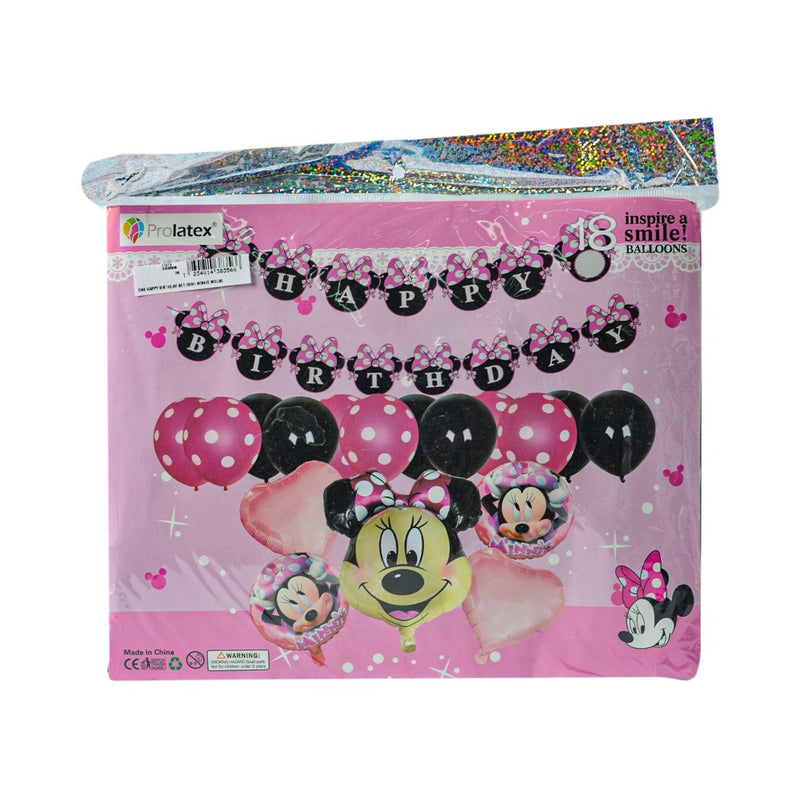 DNK Happy Birthday Set Minnie Mouse 18in1