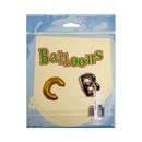 DNK Foil Balloon 16in Gold Letter 1's
