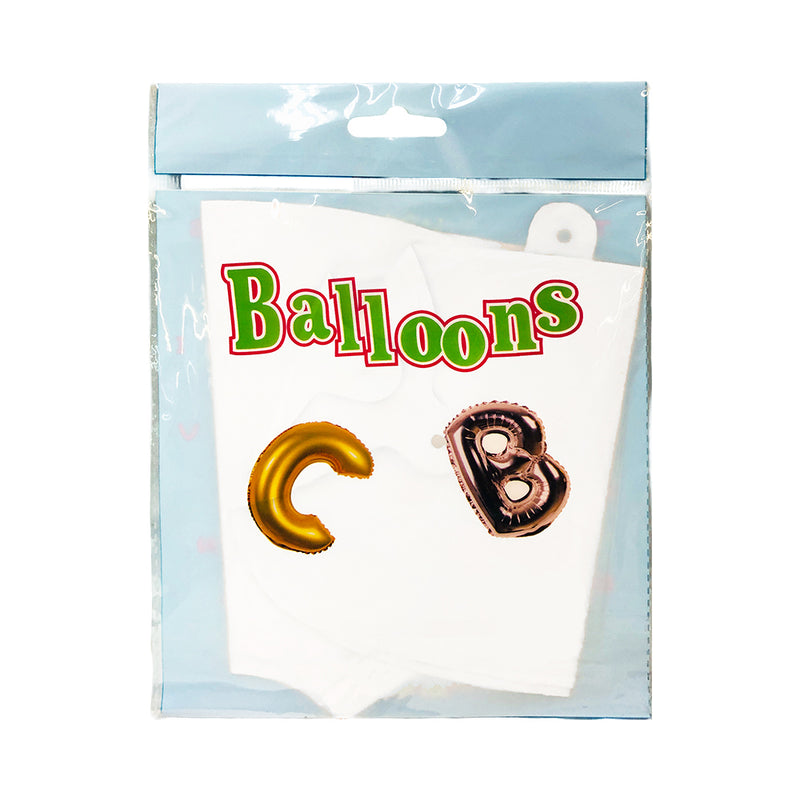 DNK Foil Balloon Silver 16in 1's