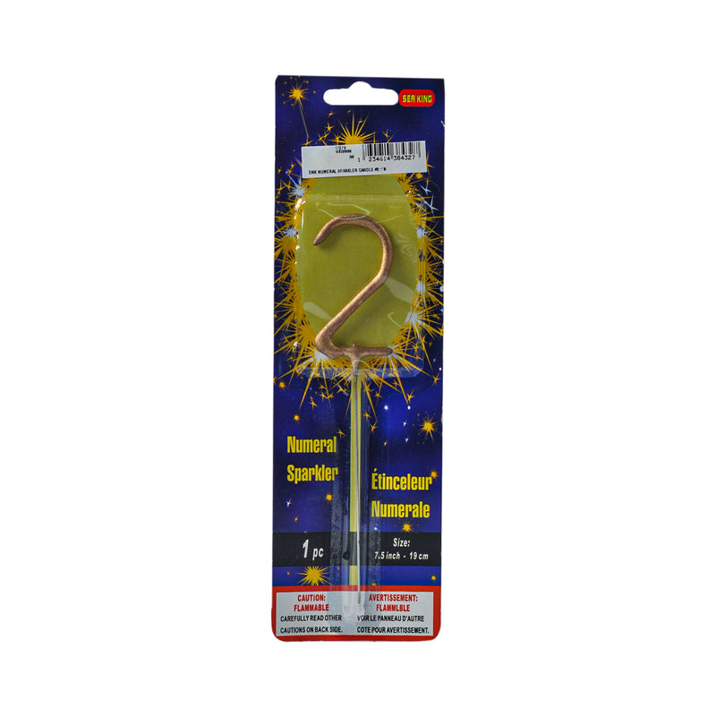 DNK Numeral Sparkler Candle 1's