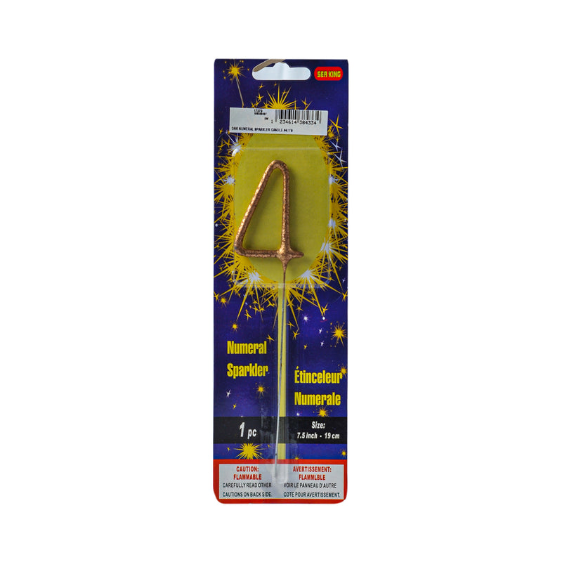 DNK Numeral Sparkler Candle 1's