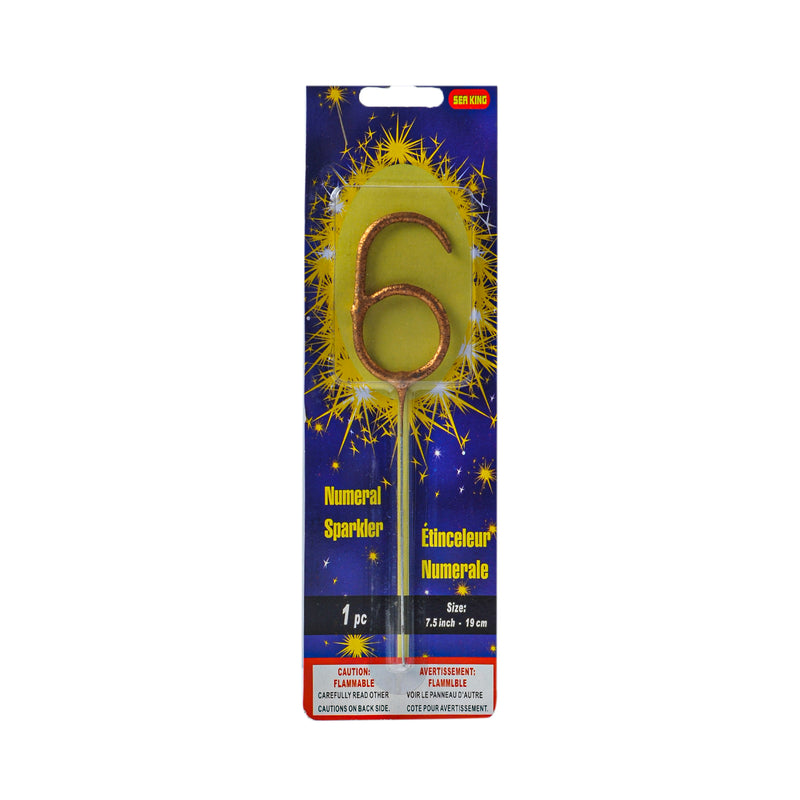 DNK Numeral Sparkler Candle 1's