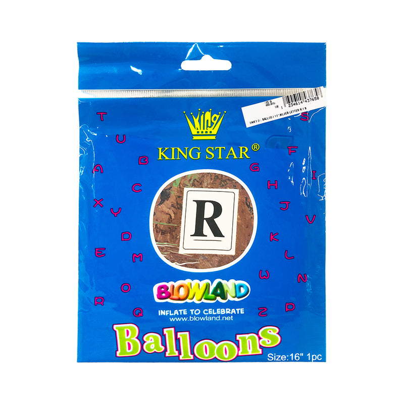 DNK Foil Balloon Silver 16in 1's