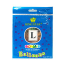 DNK Foil Balloon Silver 16in 1's