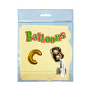 DNK Foil Balloon 16" Gold Letter 1's