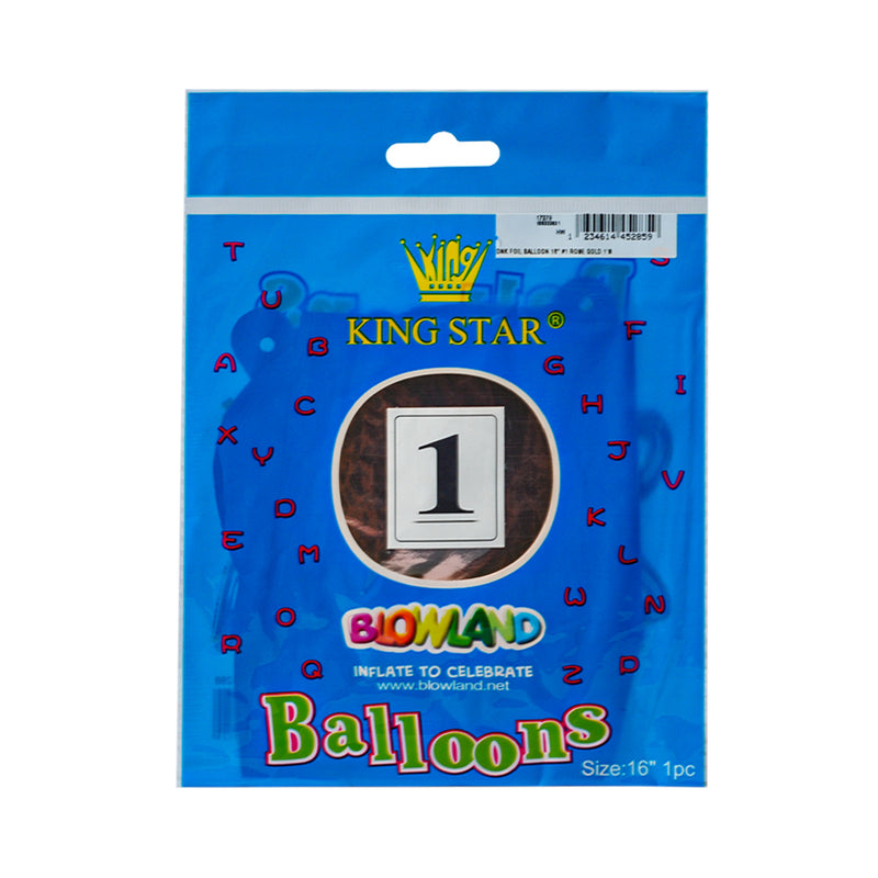 Dnk Foil Balloon Rose Gold 16in