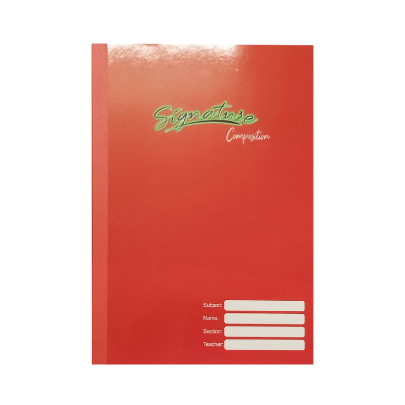 Signature Notebook Writing 80 Leaves