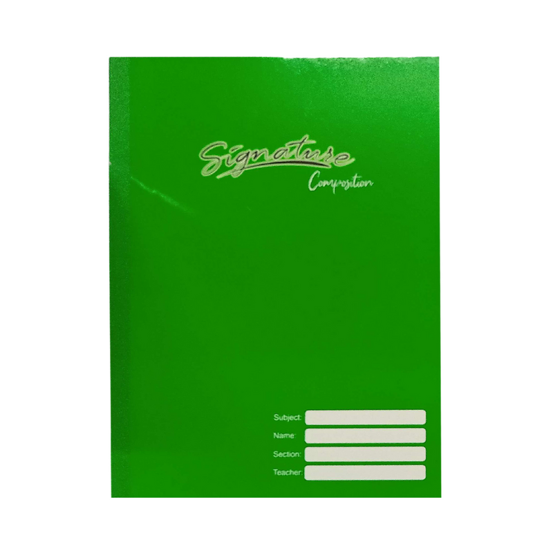 Signature Notebook Writing 80 Leaves