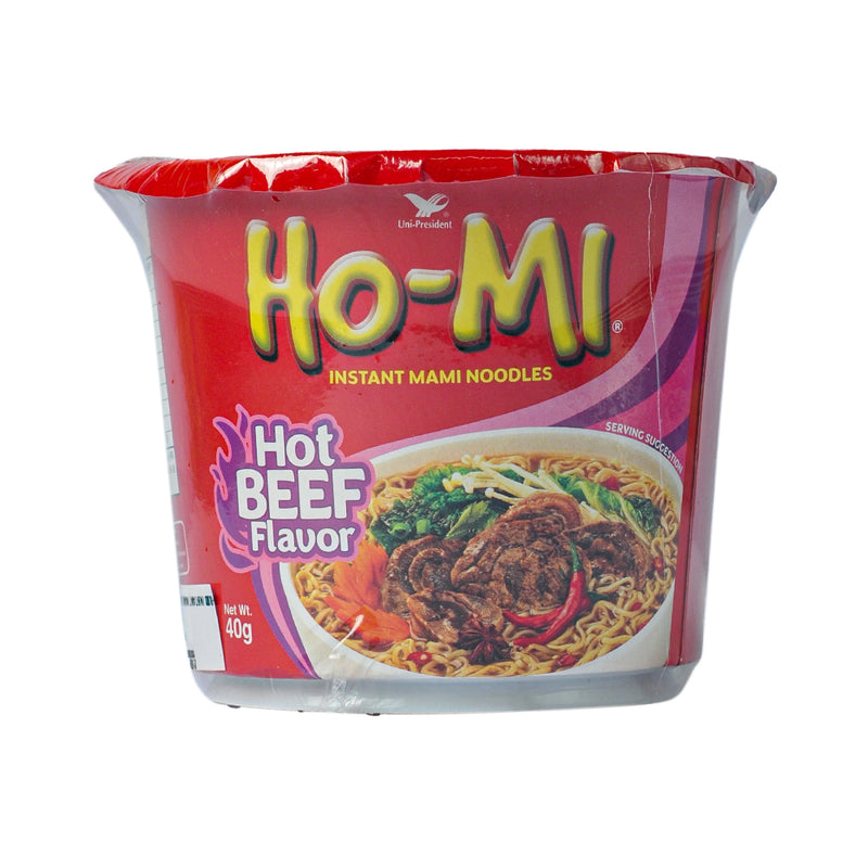 Homi Instant Mami Noodles Econobowl Hot Beef 40g